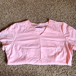 White Cross scrub top